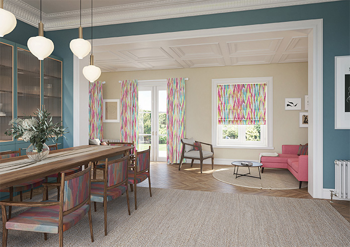 Bombay Velvet, Pop Fusion - Roman Blind - Image 6
